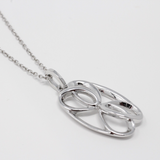 Sterling Silver Celtic Knot Pendant and Chain