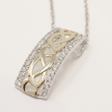 Sterling Silver & Gold Plated Celtic Design Pendant